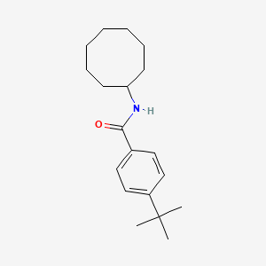 molecular formula C19H29NO B11161916 4-tert-Butyl-N-cyclooctylbenzamide 