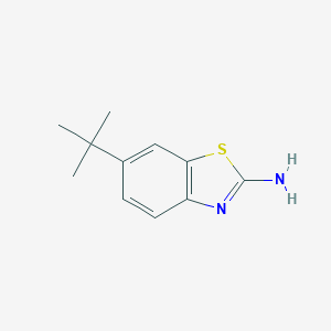 molecular formula C11H14N2S B111620 2-Amino-6-tert-butylbenzothiazole CAS No. 131395-10-3