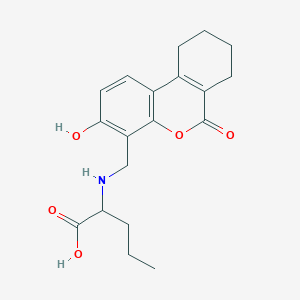 N-[(3-hydroxy-6-oxo-7,8,9,10-tetrahydro-6H-benzo[c]chromen-4-yl)methyl]norvaline