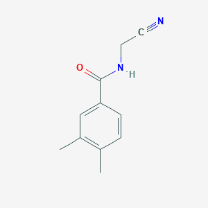 molecular formula C11H12N2O B11162149 N-(cyanomethyl)-3,4-dimethylbenzamide 