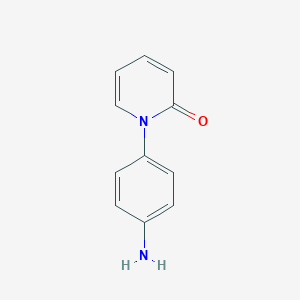 molecular formula C11H10N2O B111622 1-(4-Aminophenyl)-1H-pyridin-2-one CAS No. 13143-47-0