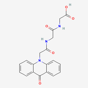 N-[(9-oxoacridin-10(9H)-yl)acetyl]glycylglycine