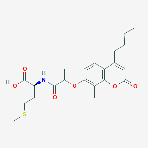 N-{2-[(4-butyl-8-methyl-2-oxo-2H-chromen-7-yl)oxy]propanoyl}-L-methionine