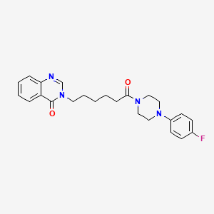 3-{6-[4-(4-fluorophenyl)piperazino]-6-oxohexyl}-4(3H)-quinazolinone