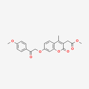 methyl {7-[2-(4-methoxyphenyl)-2-oxoethoxy]-4-methyl-2-oxo-2H-chromen-3-yl}acetate