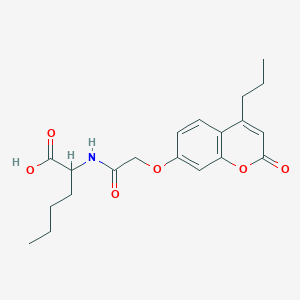 N-{[(2-oxo-4-propyl-2H-chromen-7-yl)oxy]acetyl}norleucine