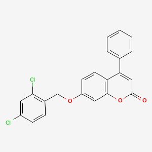 7-[(2,4-dichlorobenzyl)oxy]-4-phenyl-2H-chromen-2-one