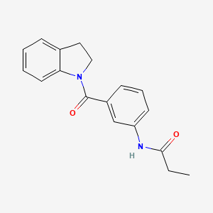 N-[3-(2,3-dihydro-1H-indol-1-ylcarbonyl)phenyl]propanamide