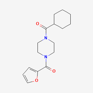 Cyclohexyl[4-(furan-2-ylcarbonyl)piperazin-1-yl]methanone