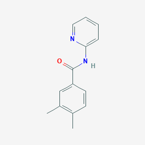 molecular formula C14H14N2O B11163271 3,4-dimethyl-N-pyridin-2-ylbenzamide 