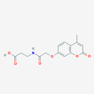 beta-Alanine, N-[2-[(4-methyl-2-oxo-2H-1-benzopyran-7-yl)oxy]acetyl]-