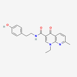 1-ethyl-N~3~-(4-hydroxyphenethyl)-7-methyl-4-oxo-1,4-dihydro[1,8]naphthyridine-3-carboxamide