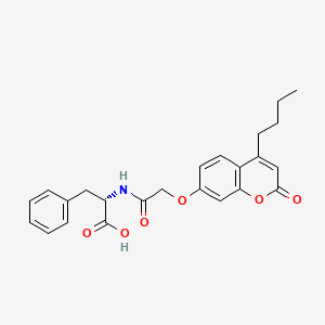 N-{[(4-butyl-2-oxo-2H-chromen-7-yl)oxy]acetyl}-L-phenylalanine