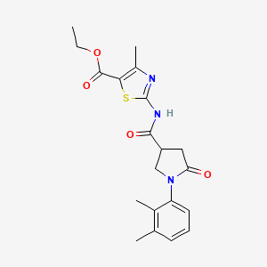 Ethyl 2-({[1-(2,3-dimethylphenyl)-5-oxopyrrolidin-3-yl]carbonyl}amino)-4-methyl-1,3-thiazole-5-carboxylate