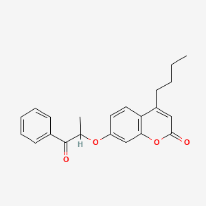 4-butyl-7-(1-methyl-2-oxo-2-phenylethoxy)-2H-chromen-2-one