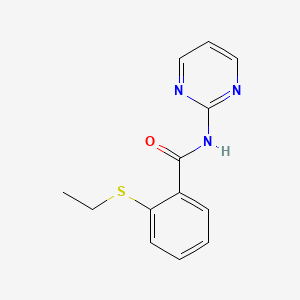 2-(ethylsulfanyl)-N-(pyrimidin-2-yl)benzamide