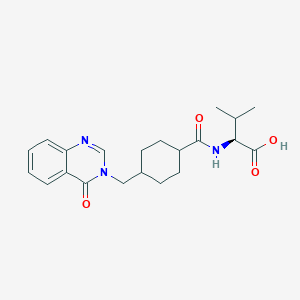 N-({trans-4-[(4-oxoquinazolin-3(4H)-yl)methyl]cyclohexyl}carbonyl)-L-valine