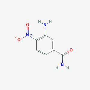 molecular formula C7H7N3O3 B111640 3-氨基-4-硝基苯甲酰胺 CAS No. 131508-15-1