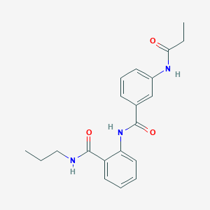 2-({[3-(propanoylamino)phenyl]carbonyl}amino)-N-propylbenzamide