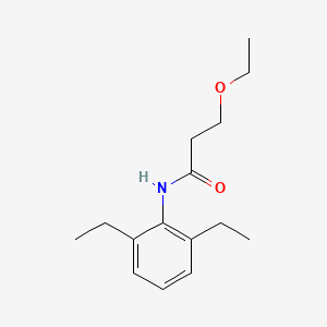 molecular formula C15H23NO2 B11164186 N-(2,6-diethylphenyl)-3-ethoxypropanamide 