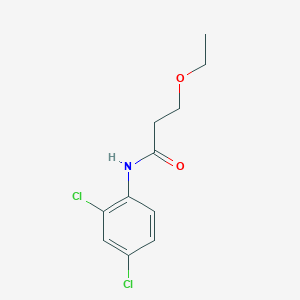 molecular formula C11H13Cl2NO2 B11164205 N-(2,4-dichlorophenyl)-3-ethoxypropanamide 