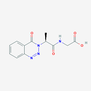 N-[(2S)-2-(4-oxo-1,2,3-benzotriazin-3(4H)-yl)propanoyl]glycine