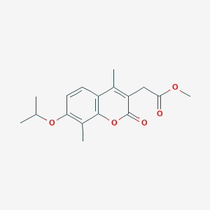 methyl 2-(7-isopropoxy-4,8-dimethyl-2-oxo-2H-chromen-3-yl)acetate