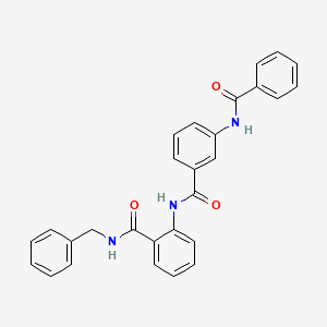 N-benzyl-2-[({3-[(phenylcarbonyl)amino]phenyl}carbonyl)amino]benzamide