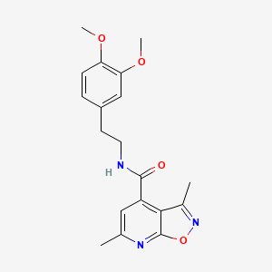 N-[2-(3,4-dimethoxyphenyl)ethyl]-3,6-dimethylisoxazolo[5,4-b]pyridine-4-carboxamide