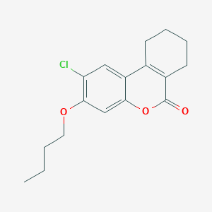 3-butoxy-2-chloro-7,8,9,10-tetrahydro-6H-benzo[c]chromen-6-one