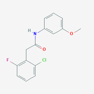 2-(2-chloro-6-fluorophenyl)-N-(3-methoxyphenyl)acetamide