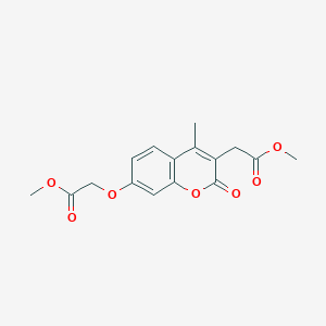 methyl [7-(2-methoxy-2-oxoethoxy)-4-methyl-2-oxo-2H-chromen-3-yl]acetate