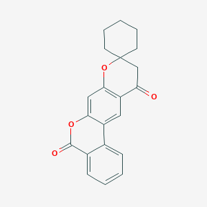 5H-spiro[benzo[c]pyrano[3,2-g]chromene-9,1'-cyclohexane]-5,11(10H)-dione