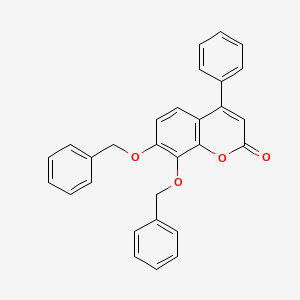 molecular formula C29H22O4 B11165023 7,8-bis(benzyloxy)-4-phenyl-2H-chromen-2-one 