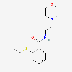 2-(ethylsulfanyl)-N-[2-(morpholin-4-yl)ethyl]benzamide