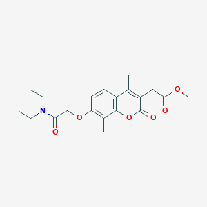 methyl {7-[2-(diethylamino)-2-oxoethoxy]-4,8-dimethyl-2-oxo-2H-chromen-3-yl}acetate