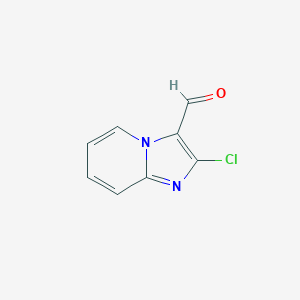 molecular formula C8H5ClN2O B111656 2-氯咪唑并[1,2-a]吡啶-3-甲醛 CAS No. 131773-23-4