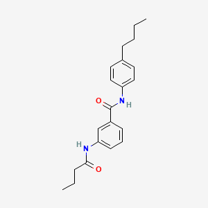 3-(butanoylamino)-N-(4-butylphenyl)benzamide