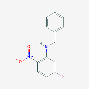 molecular formula C13H11FN2O2 B111657 N-Bencil-5-fluoro-2-nitroanilina CAS No. 131885-34-2