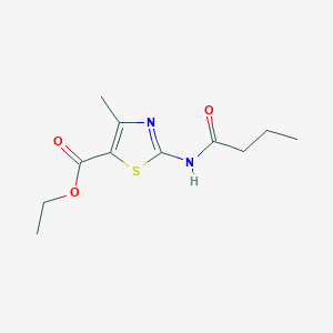 Ethyl 2-(butanoylamino)-4-methyl-1,3-thiazole-5-carboxylate