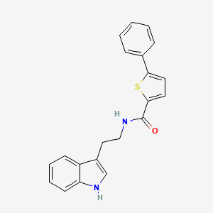 N-[2-(1H-indol-3-yl)ethyl]-5-phenyl-2-thiophenecarboxamide