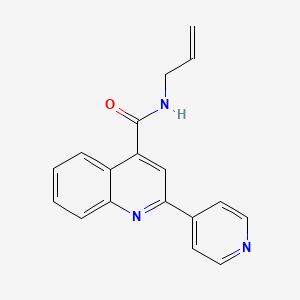 N-(prop-2-en-1-yl)-2-(pyridin-4-yl)quinoline-4-carboxamide