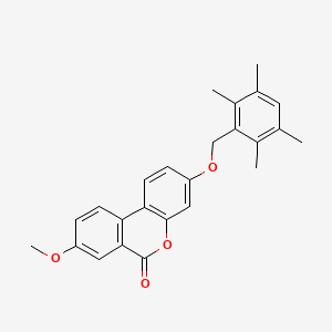 8-methoxy-3-[(2,3,5,6-tetramethylbenzyl)oxy]-6H-benzo[c]chromen-6-one