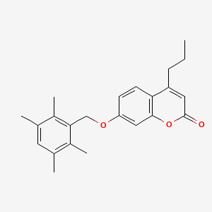 4-propyl-7-[(2,3,5,6-tetramethylbenzyl)oxy]-2H-chromen-2-one