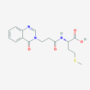 N-[3-(4-oxoquinazolin-3(4H)-yl)propanoyl]-L-methionine