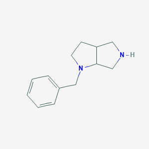 molecular formula C13H18N2 B111663 1-Benzyloctahydropyrrolo[3,4-b]pyrrole CAS No. 132414-50-7