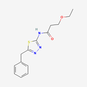 N-(5-benzyl-1,3,4-thiadiazol-2-yl)-3-ethoxypropanamide