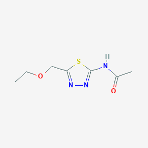 N-[5-(ethoxymethyl)-1,3,4-thiadiazol-2-yl]acetamide