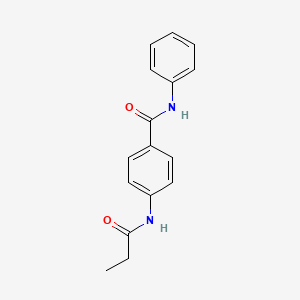 N-phenyl-4-(propanoylamino)benzamide