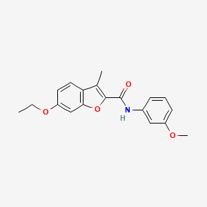 6-ethoxy-N-(3-methoxyphenyl)-3-methyl-1-benzofuran-2-carboxamide